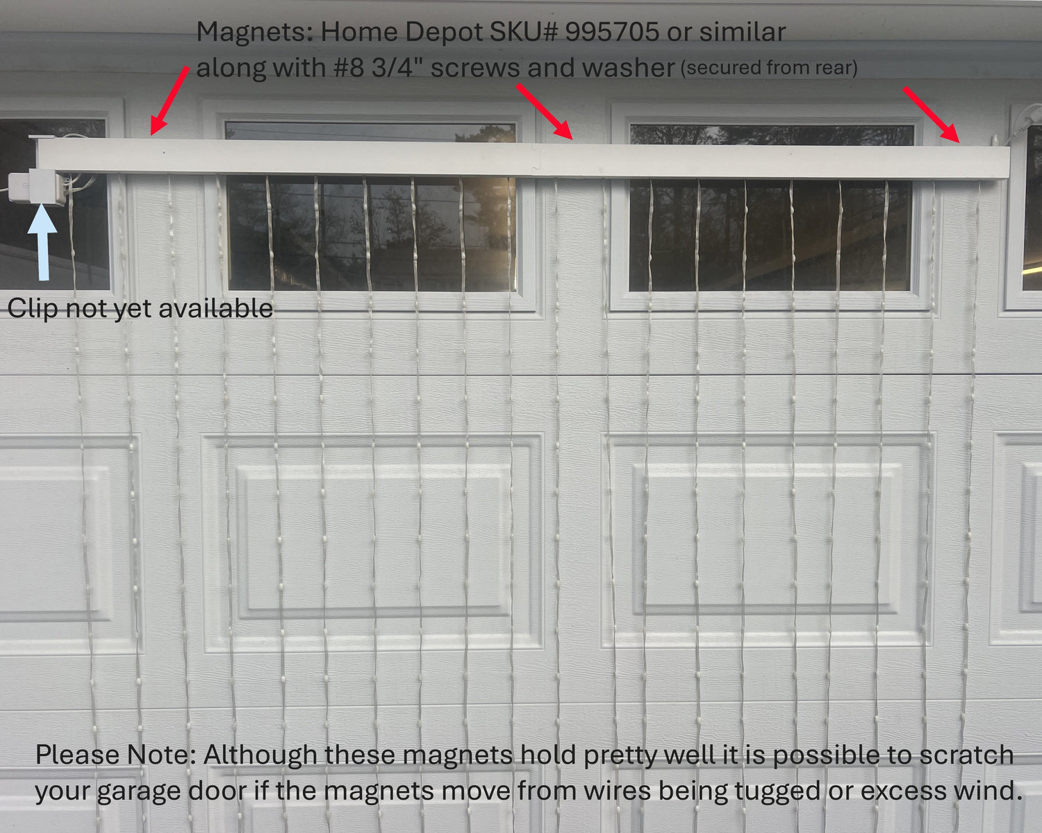 Curtain 2 Mounts and clips